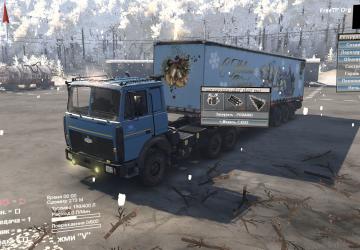 New Year Semi-Trailer version 1.0 for SpinTires (v03.03.16)