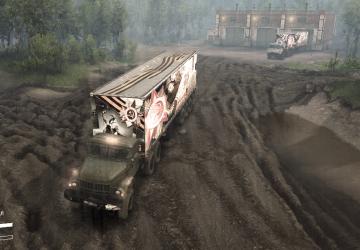 Pobeda Semi-Trailer version 1.0.0 for SpinTires (v03.03.16 и выше)
