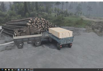 Trailers with Cargo (6, 8 Points) + Fuel + Repair for SpinTires (v03.03.16)