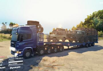 Scania R730 10x10 version 2.0 for SpinTires (v03.03.16)