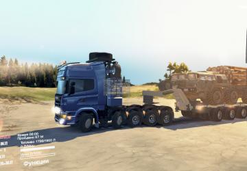 Scania R730 10x10 version 2.0 for SpinTires (v03.03.16)