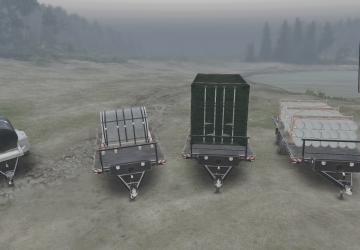 Scaut Trailers Pack version 1 for SpinTires (v03.03.16 и выше)