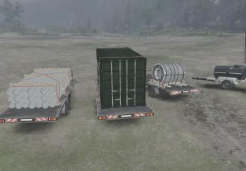 Scaut Trailers Pack version 1 for SpinTires (v03.03.16 и выше)