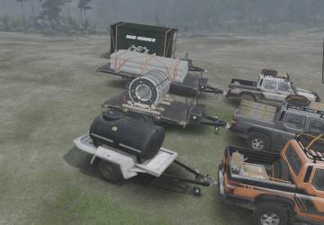 Scaut Trailers Pack version 1 for SpinTires (v03.03.16 и выше)