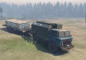 Scaut Trailers Pack version 1 for SpinTires (v03.03.16 и выше)