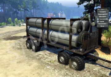 Carriers Series No.7 Pipe Carriers version 1 for SpinTires (v03.03.16)