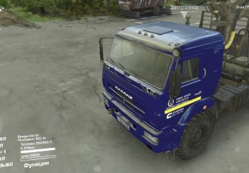 Texture for Kamaz 44108/43118 version 1.0 for SpinTires (v03.03.16)