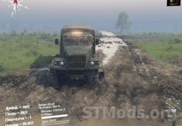 Texture road from whole concrete slabs version 1.0 for SpinTires (v03.03.16)