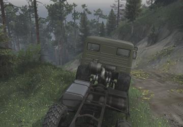KamAZ-6520/6522 Green Texture with Empty Plate v1 for SpinTires (v03.03.16)