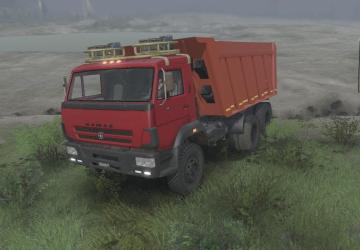 Textures for KAmaZ 6520 - Rework version 1 for SpinTires (v03.03.16 и выше)