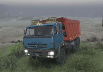 Textures for KAmaZ 6520 - Rework version 1 for SpinTires (v03.03.16 и выше)