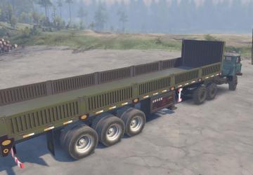 Textures for Jiefang Semi-Trailer version 1 for SpinTires (v03.03.16 и выше)