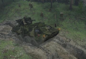Camouflage Textures for BTR 4E UA version 1 for SpinTires (v03.03.16 и выше)