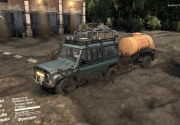 UAZ-3153 version 10.09.2019 for SpinTires (v03.03.16 / 1.3.6)