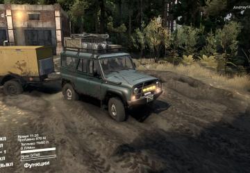 UAZ-3153 version 10.09.2019 for SpinTires (v03.03.16 / 1.3.6)