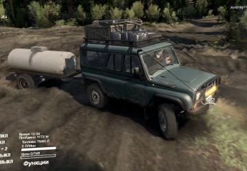 UAZ-3153 version 10.09.2019 for SpinTires (v03.03.16 / 1.3.6)