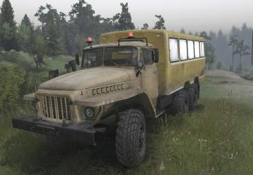 Ural-375D version 1.2 for SpinTires (v03.03.16 и выше)