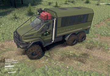 Ural Next Forester version 1.0 for SpinTires (v03.03.16 - v1.5.1)
