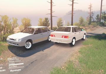VAZ-2115 White version 1.0 for SpinTires (v03.03.16)