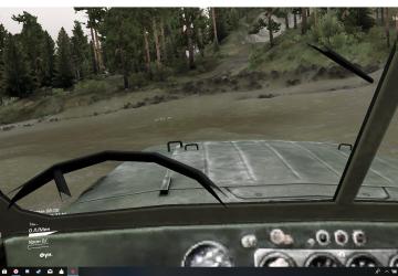 Cockpit View for Default Vehicles version 1.0 for SpinTires (v1.3.3.)