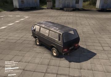 Volkswagen Transporter T3 version 1.0 for SpinTires (v03.03.16-1.4.0)