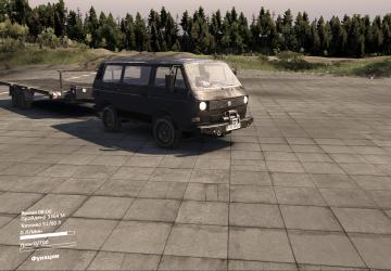 Volkswagen Transporter T3 version 1.0 for SpinTires (v03.03.16-1.4.0)